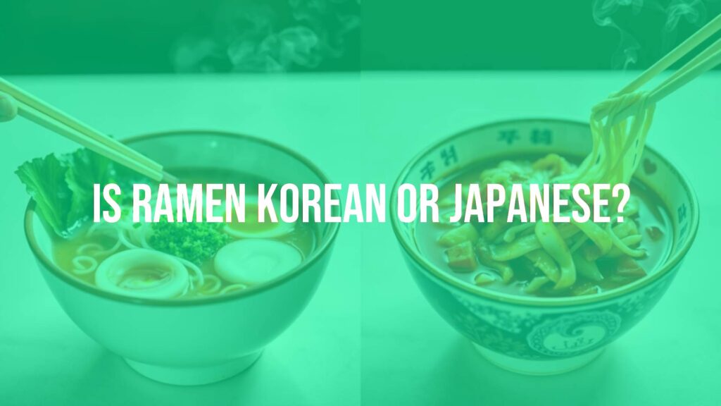 Is Ramen Korean or Japanese?