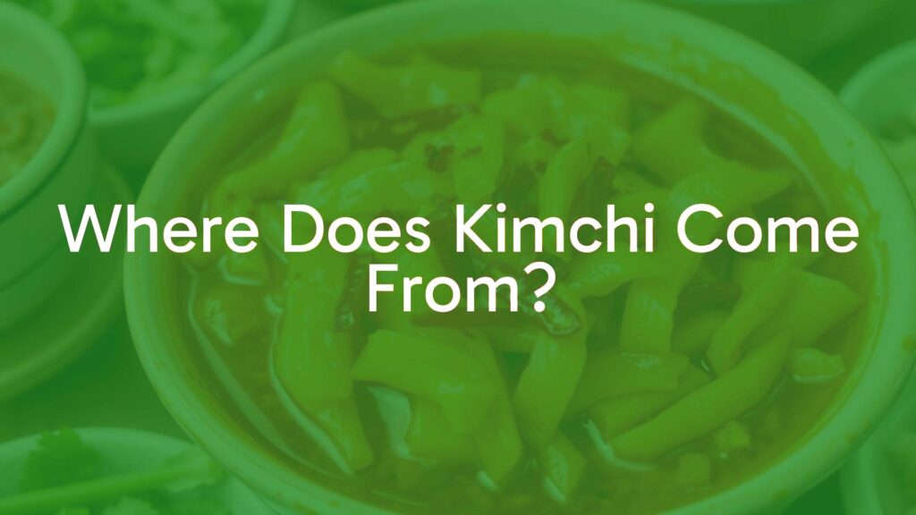 A vibrant bowl of spicy kimchi with napa cabbage and red chili flakes, traditional Korean setting, appetizing, realistic.