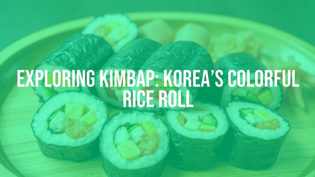 Colorful kimbap rolls sliced into discs, showcasing vibrant fillings like eggs, vegetables, and meat on seaweed-wrapped rice, arranged neatly on a wooden tray, soft lighting, realistic.