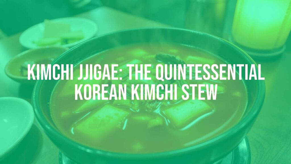 A steaming bowl of kimchi jjigae, vibrant red broth with kimchi, tofu, and vegetables, cozy dining setting, warm lighting, realistic.